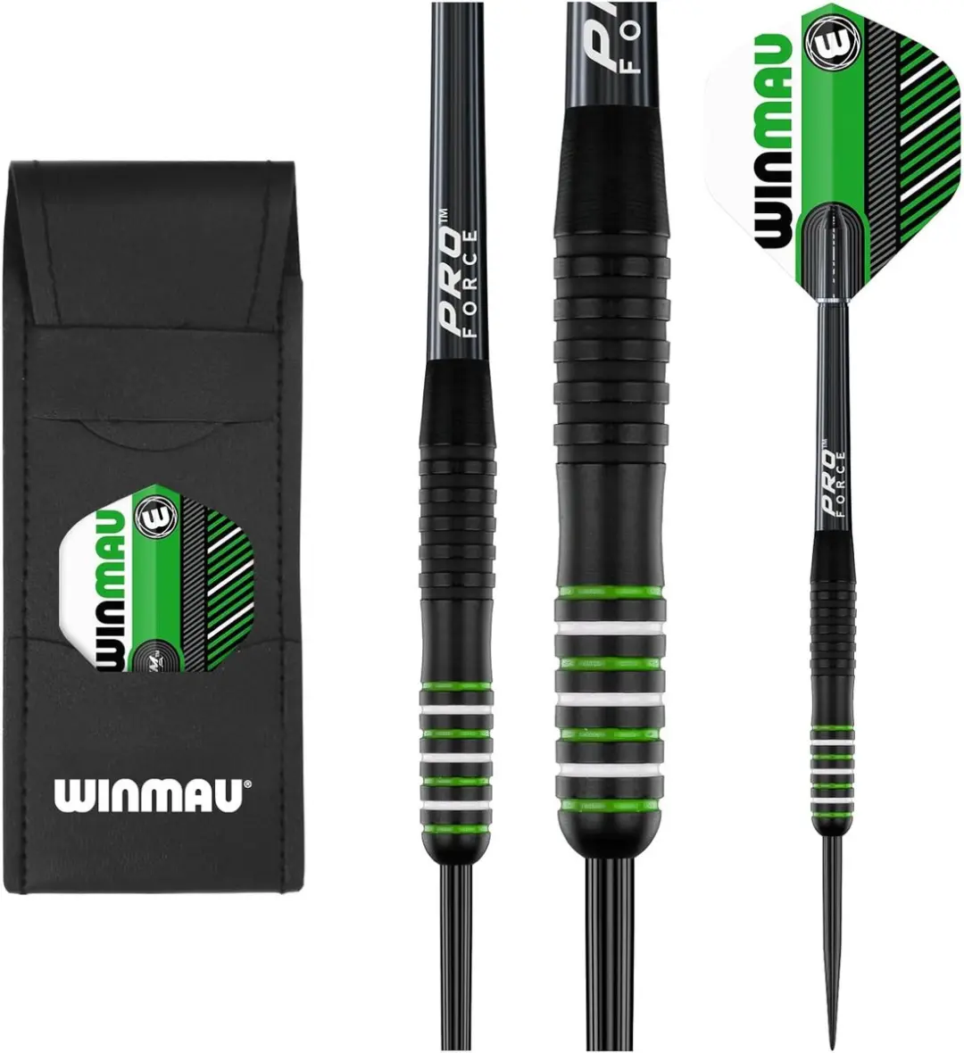 Winmau Dartpijlen Brass Darts Rookie 20g - Groen - 9 Stuks