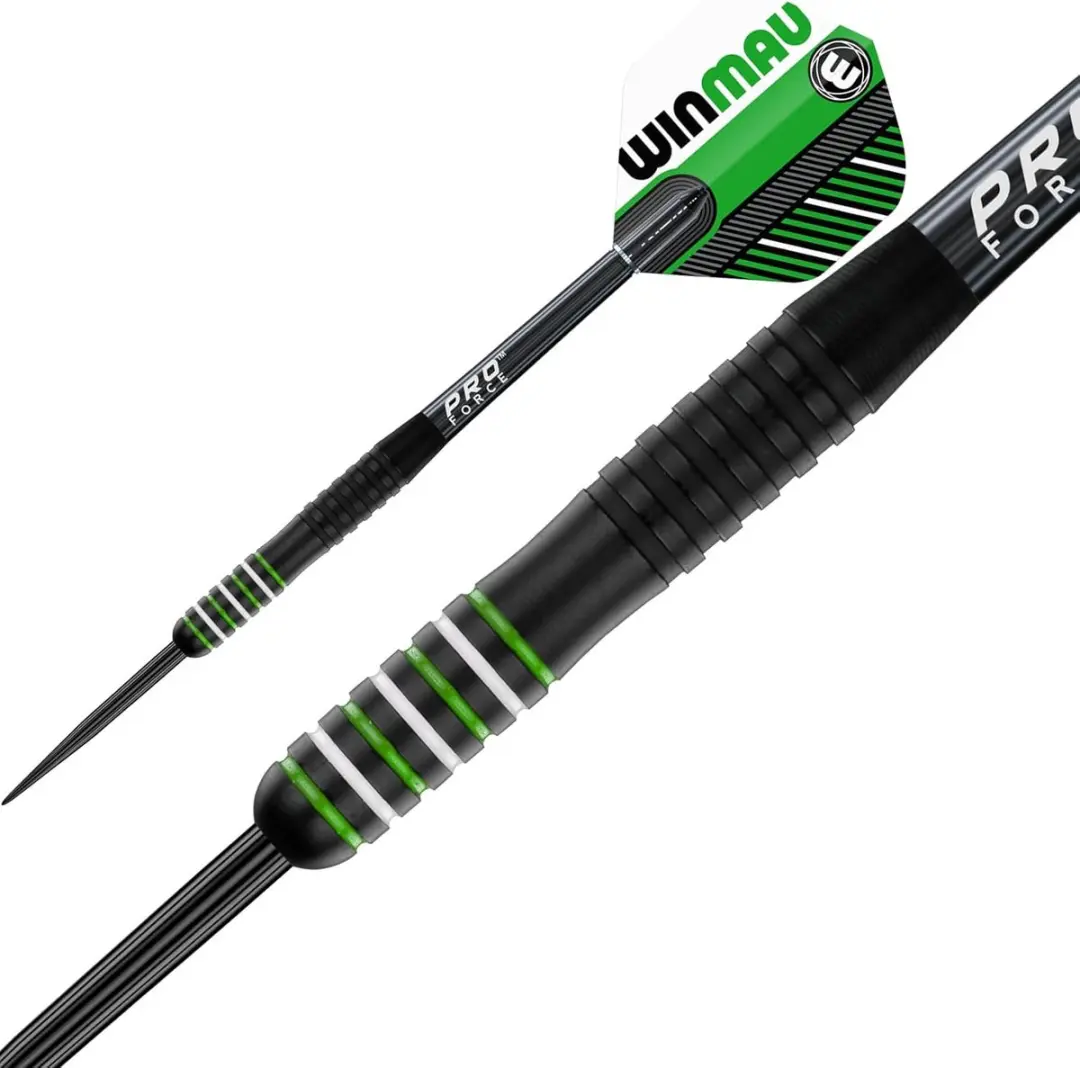 Winmau Dartpijlen Brass Darts Rookie 20g - Groen - 9 Stuks