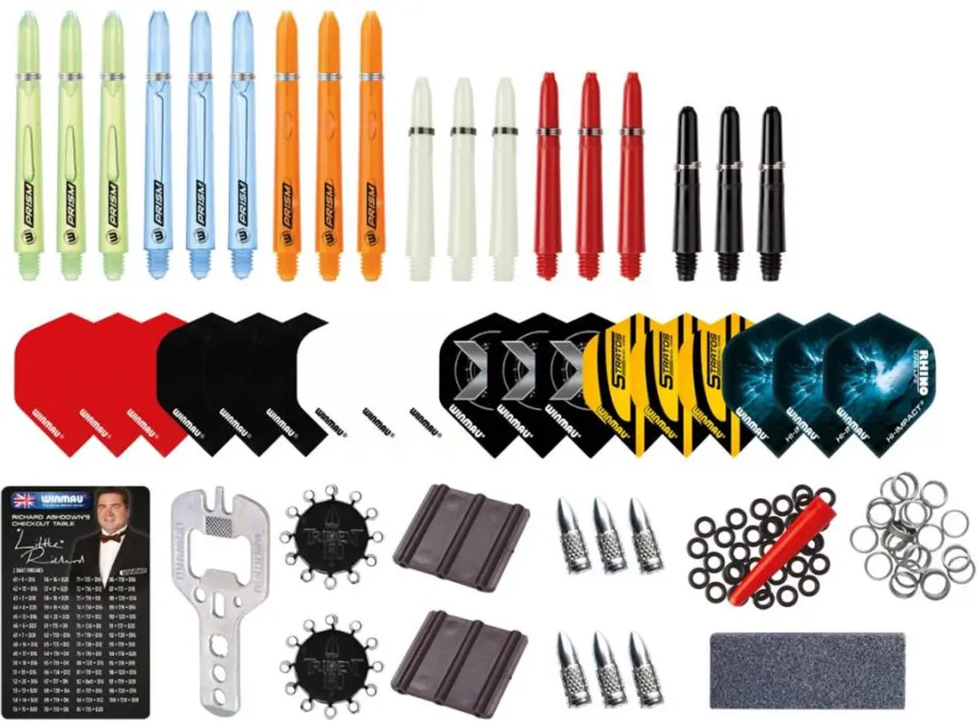 Winmau Ultimate Tune-Up Kit 36 Stuks - Meerkleurig