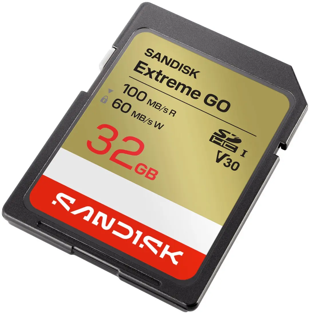 SanDisk SDHC Extreme GO 32GB - UHS-I U3 V30