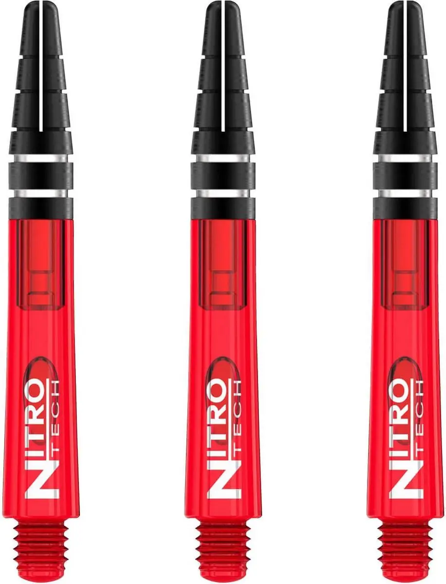 Red Dragon Nitrotech Rood Dartschachten C443 - 9 Stuks