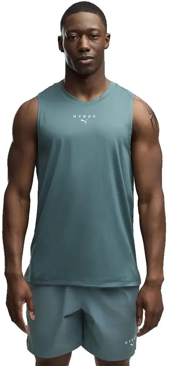 PUMA X Hyrox Cloudspun Mouwloos T-shirt S - Blauw/Grijs