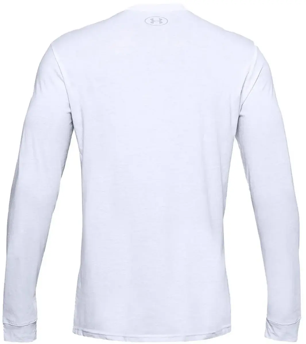 Under Armour UA Sportstyle Left Chest Heren Sportshirt M - Wit/Zwart - afbeelding 6 van 6