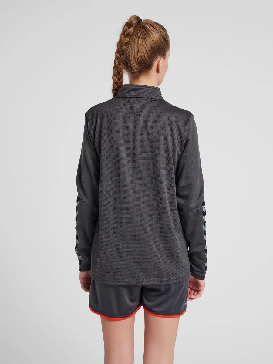 Hummel Authentic Half Zip Sweatshirt - Vrouwen - M - Grijs - afbeelding 6 van 6