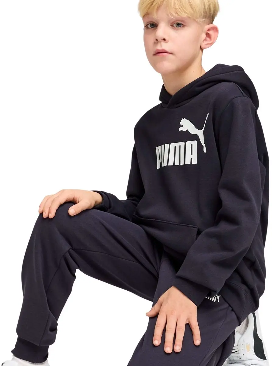 PUMA ESS No. 1 Logo Hoodie - 152 New Navy