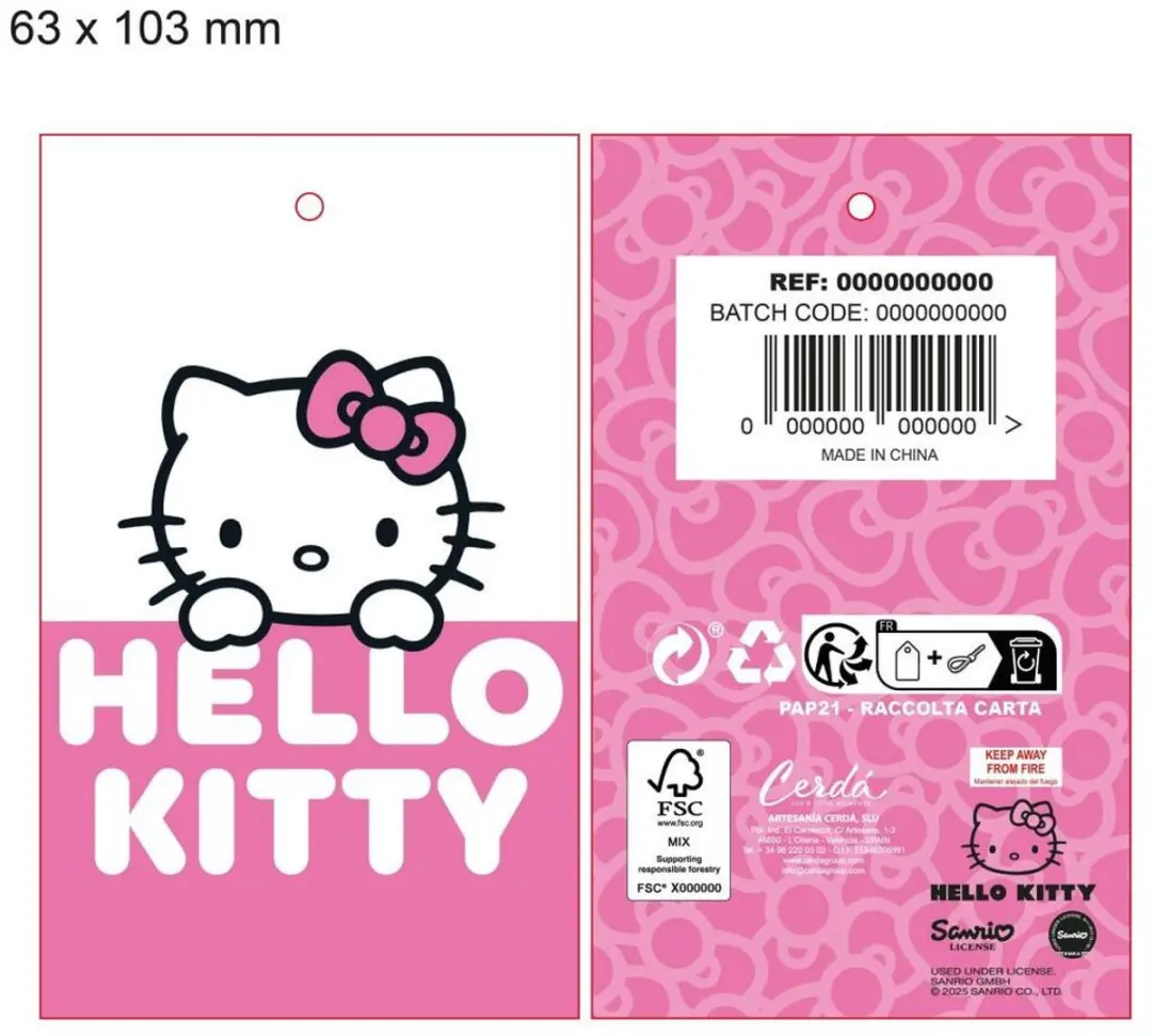 Hello Kitty Kindermuts - Multicolor