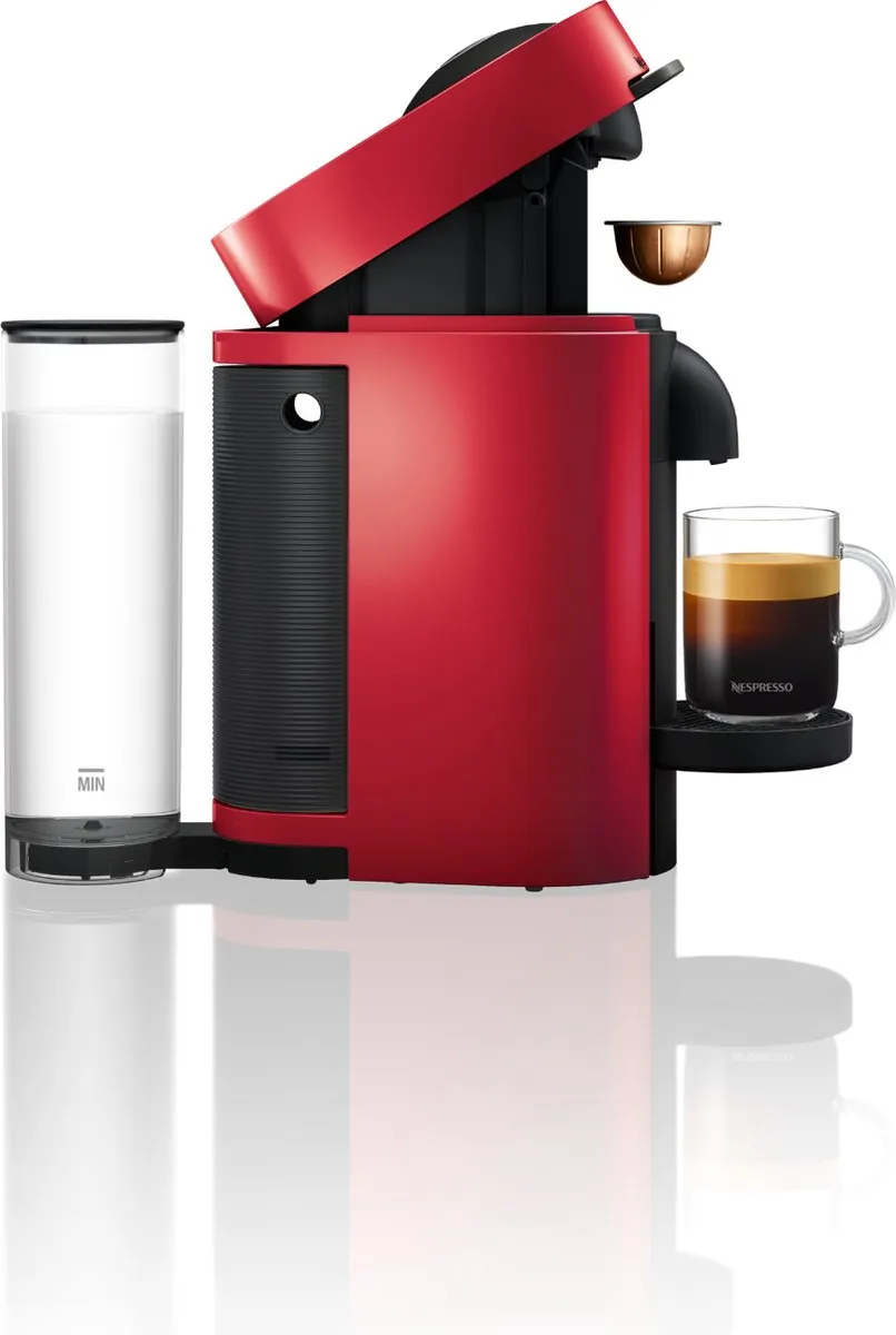 Magimix Nespresso Vertuo Plus 11389 - Koffiezetapparaat - 1260W - Rood