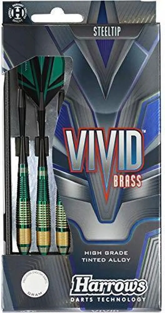 Harrows Vivid Brass Darts 22g - 3 Stuks