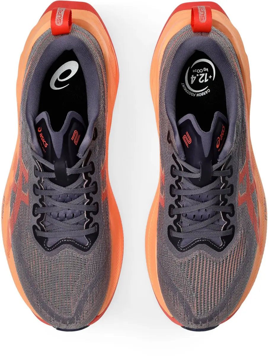 ASICS Superblast 2 Hardloopschoenen 45 - Greyish Purple/Coral Reef