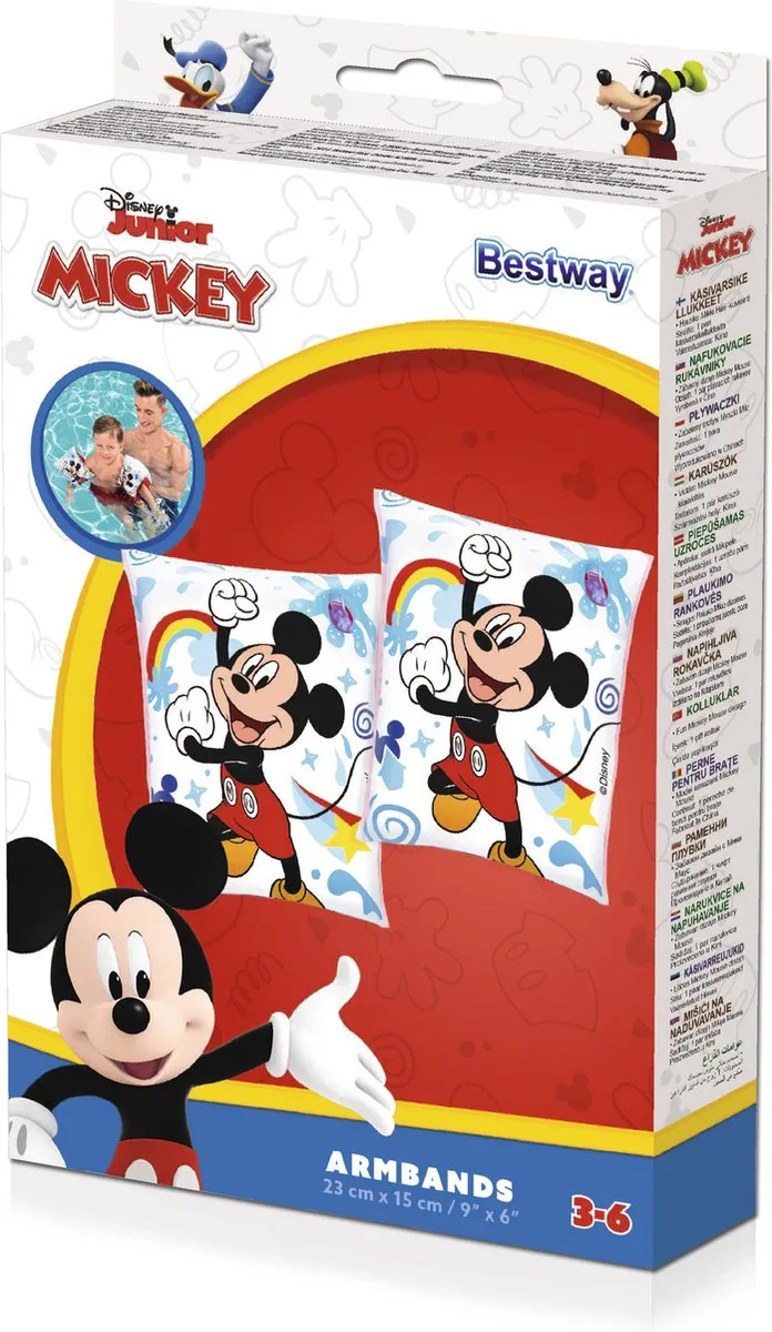 Bestway Disney Mickey Zwembandjes 3-6 Jaar - 91002 - Multicolor - afbeelding 6 van 6