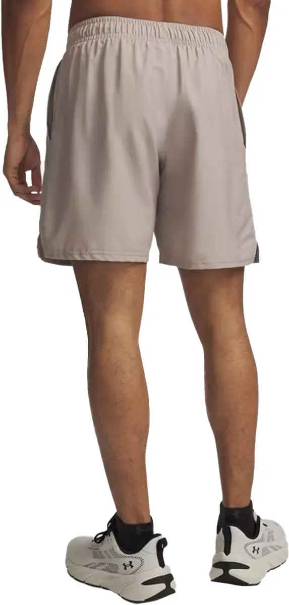 Under Armour UA Tech Woven Short Heren - L - Timberwolf Taupe/Zwart
