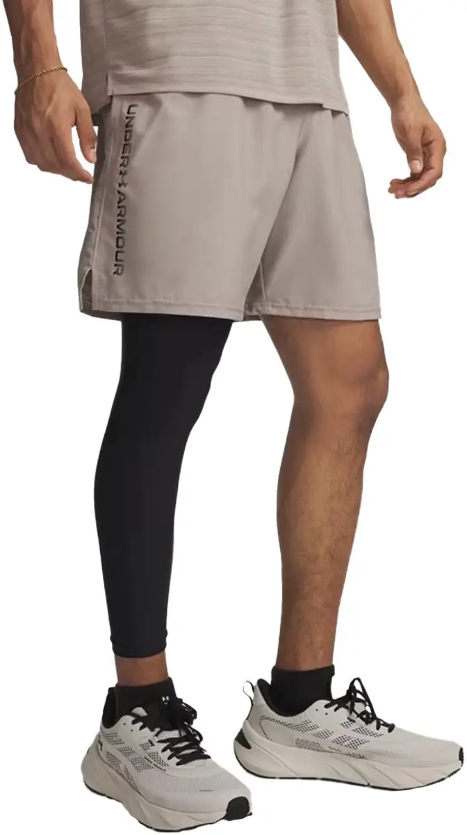 Under Armour UA Tech Woven Short Heren - L - Timberwolf Taupe/Zwart