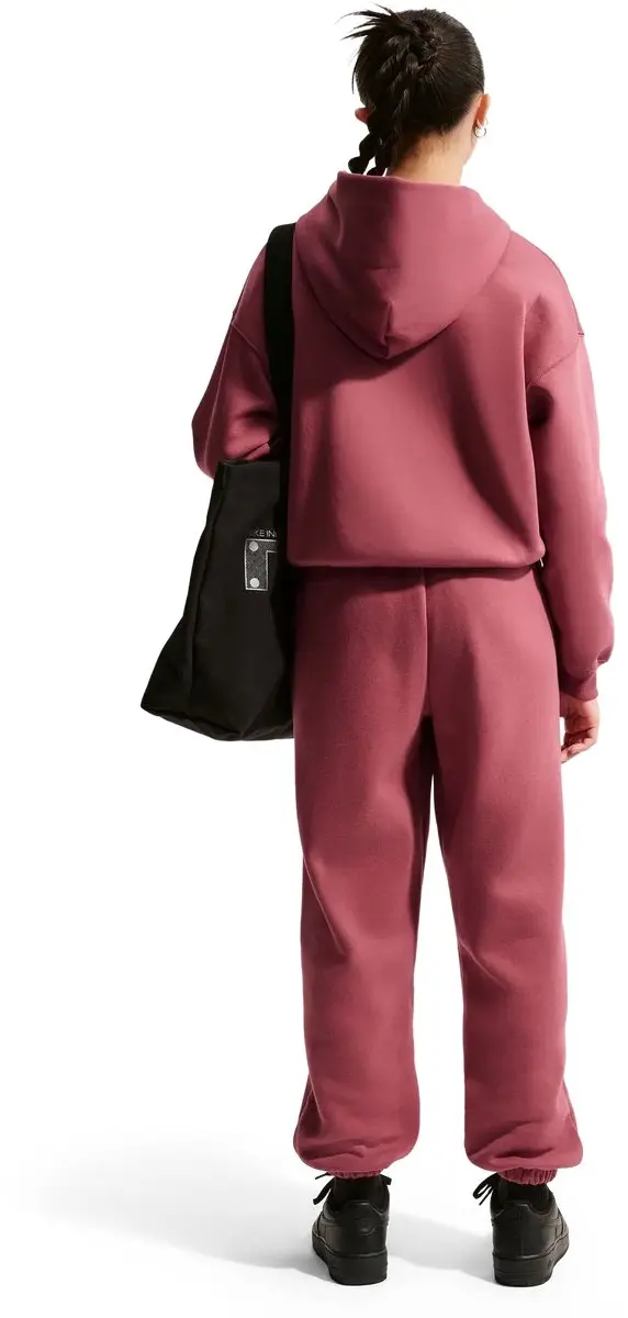 Nike Studio Fleece Hoodie Pink Smoke - Maat L