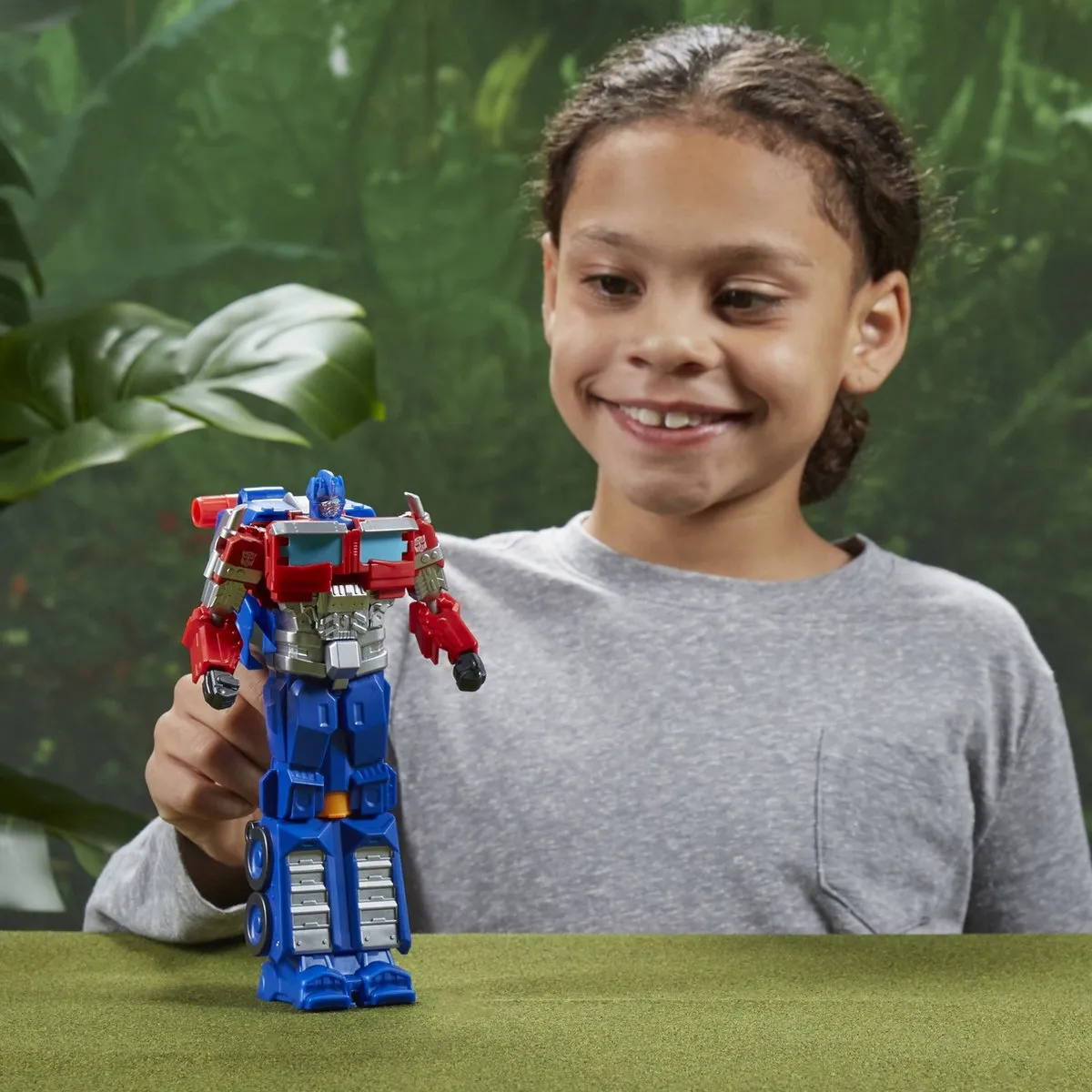 Nerf Transformers Optimus Prime Blaster 2-in-1 - Blauw/Rood/Zilver/Geel