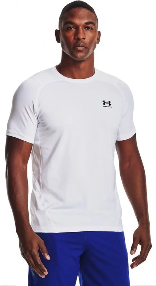 Under Armour HG Armour Fitted SS Heren Sportshirt
