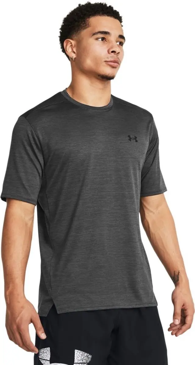 Under Armour UA Tech Vent Heren Sportshirt - Castlerock/Zwart