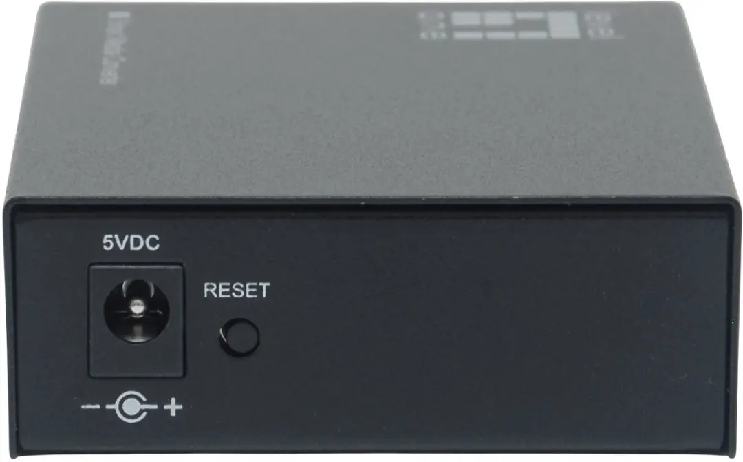 LevelOne GVM-2002 Netwerk Media Converter 1000Mbit - Zwart