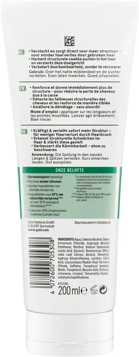 Guhl Kracht & Volume Conditioner Rozemarijn 200ml