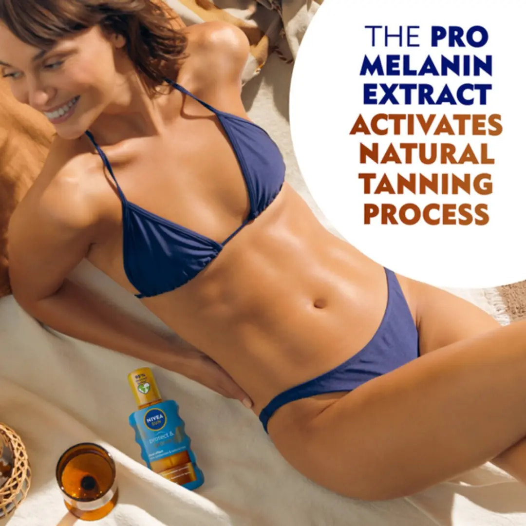 NIVEA Sun Protect & Bronze Zonnebrand SPF 20 - 3x200ml