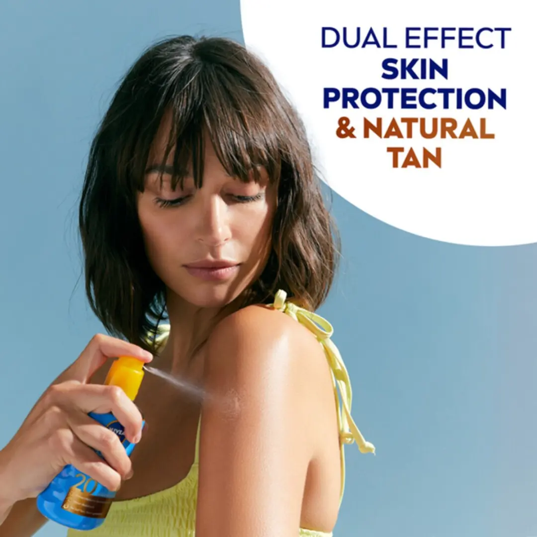 NIVEA Sun Protect & Bronze Zonnebrand SPF 20 - 3x200ml