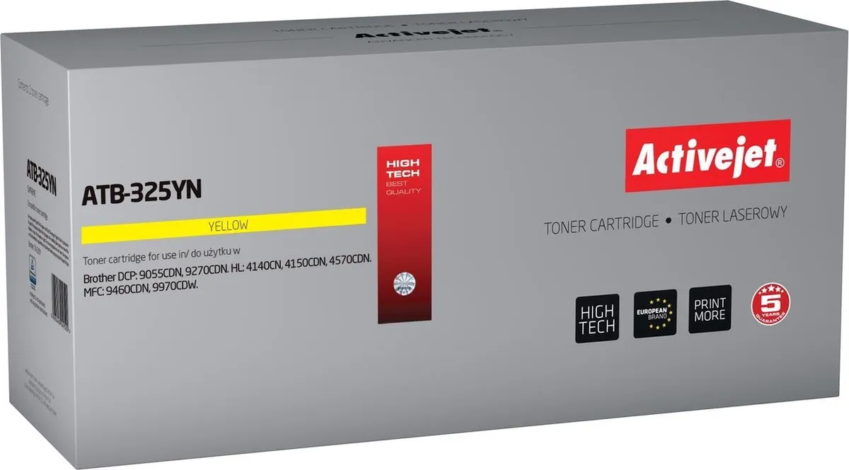 Brother ActiveJet ATB-325YN Toner - 3500 Pagina's - Blauw