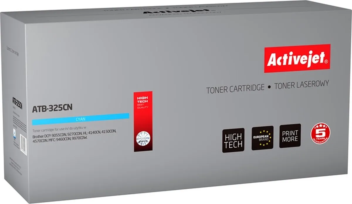 Brother ActiveJet ATB-325YN Toner - 3500 Pagina's - Blauw