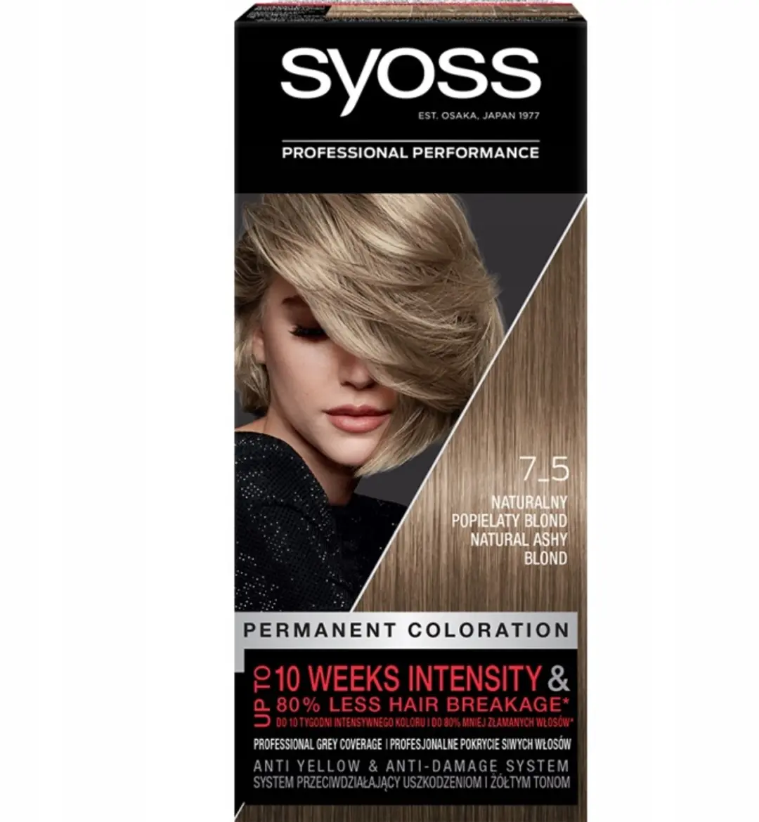 SYOSS Permanente Haarkleuring 7_5 Asblond 115ml