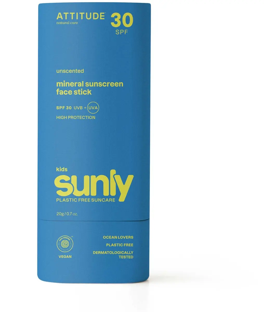 Attitude Zonnebrandstick Gezicht Baby & Kind SPF 30 - 20ml