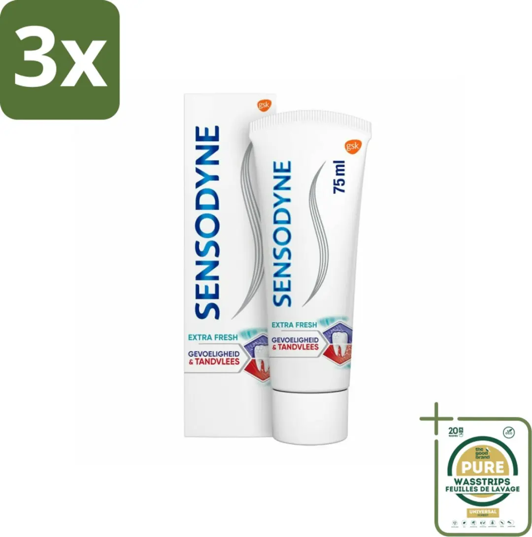 Sensodyne Tandpasta Extra Fresh Gevoeligheid & Tandvlees 225ml