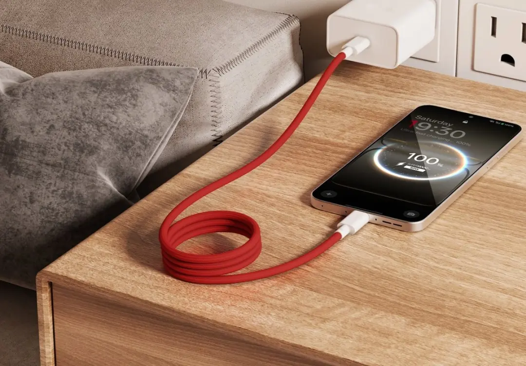 OnePlus SuperVOOC USB-C Kabel 100W 120cm - Rood