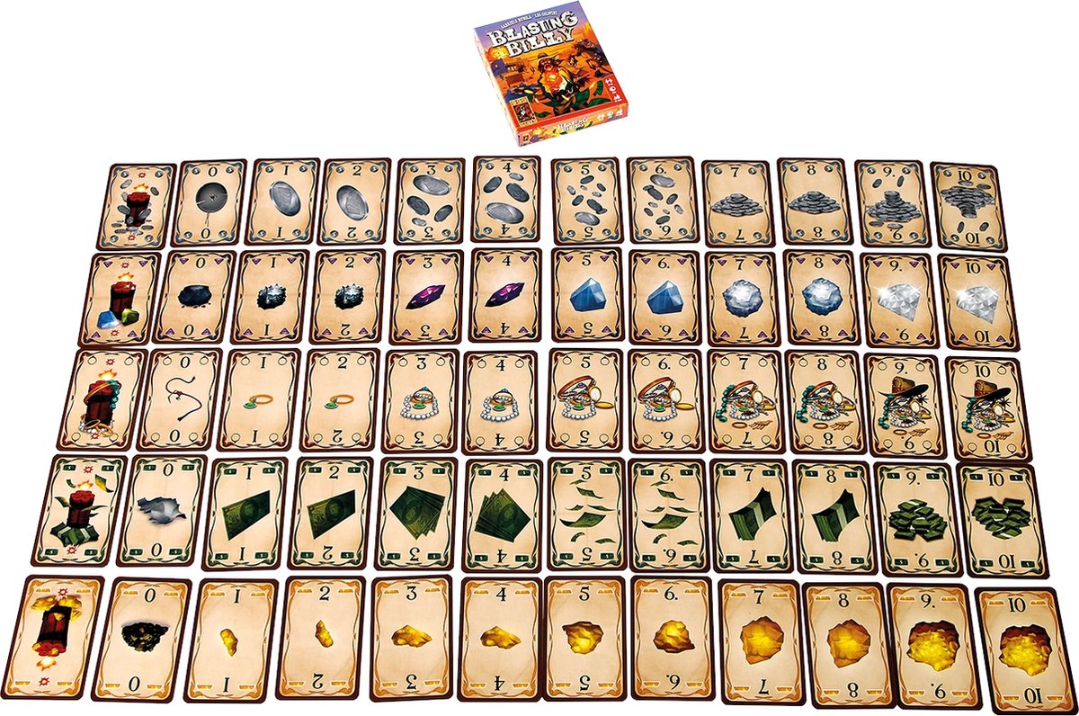 999 Games - Blasting Billy - Kaartspel - Kinderspel - Educatief spel - Actiespel - Klein cadeautje - bevat spelregels in NL, EN en FR