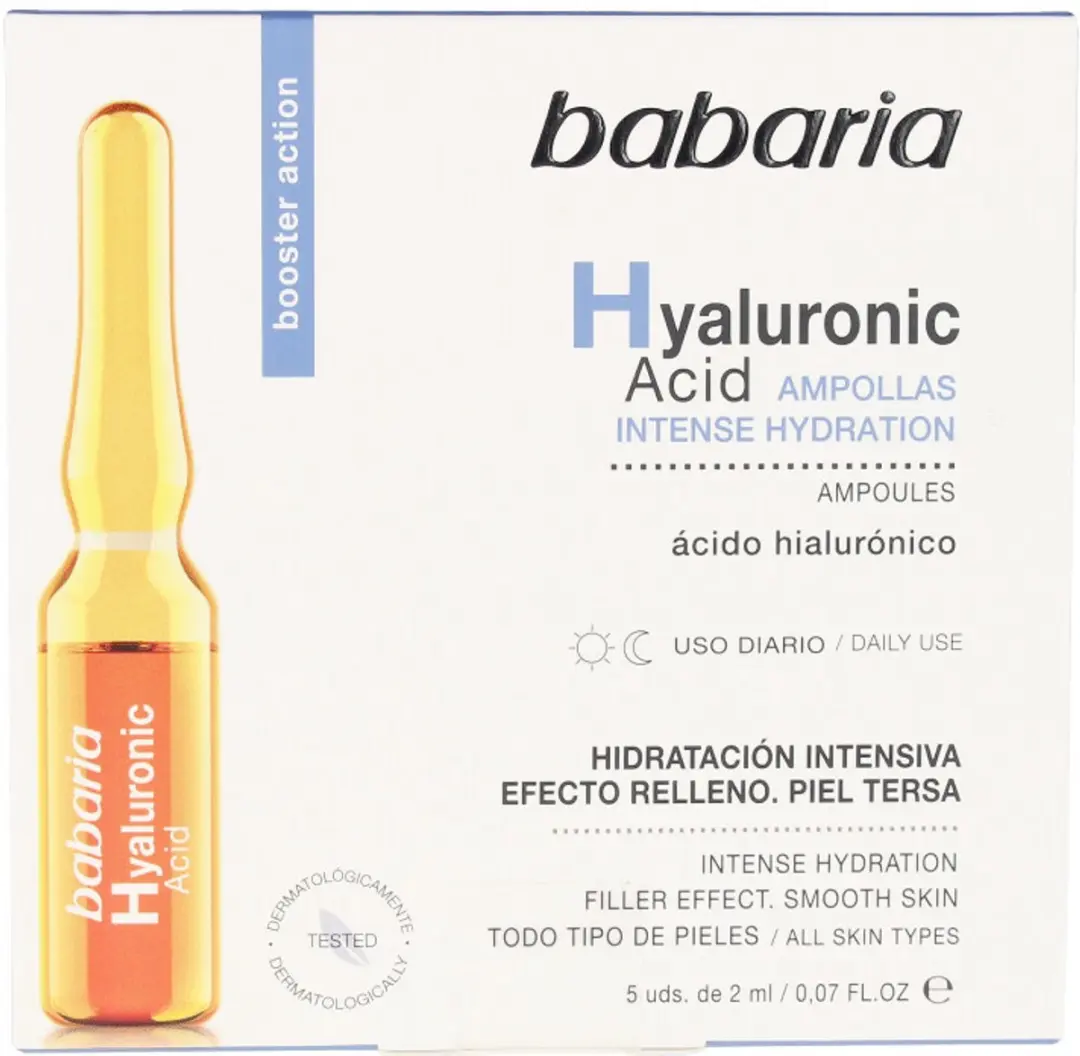 Babaria Hyaluronzuur Ampullen 10ml - 5 Stuks