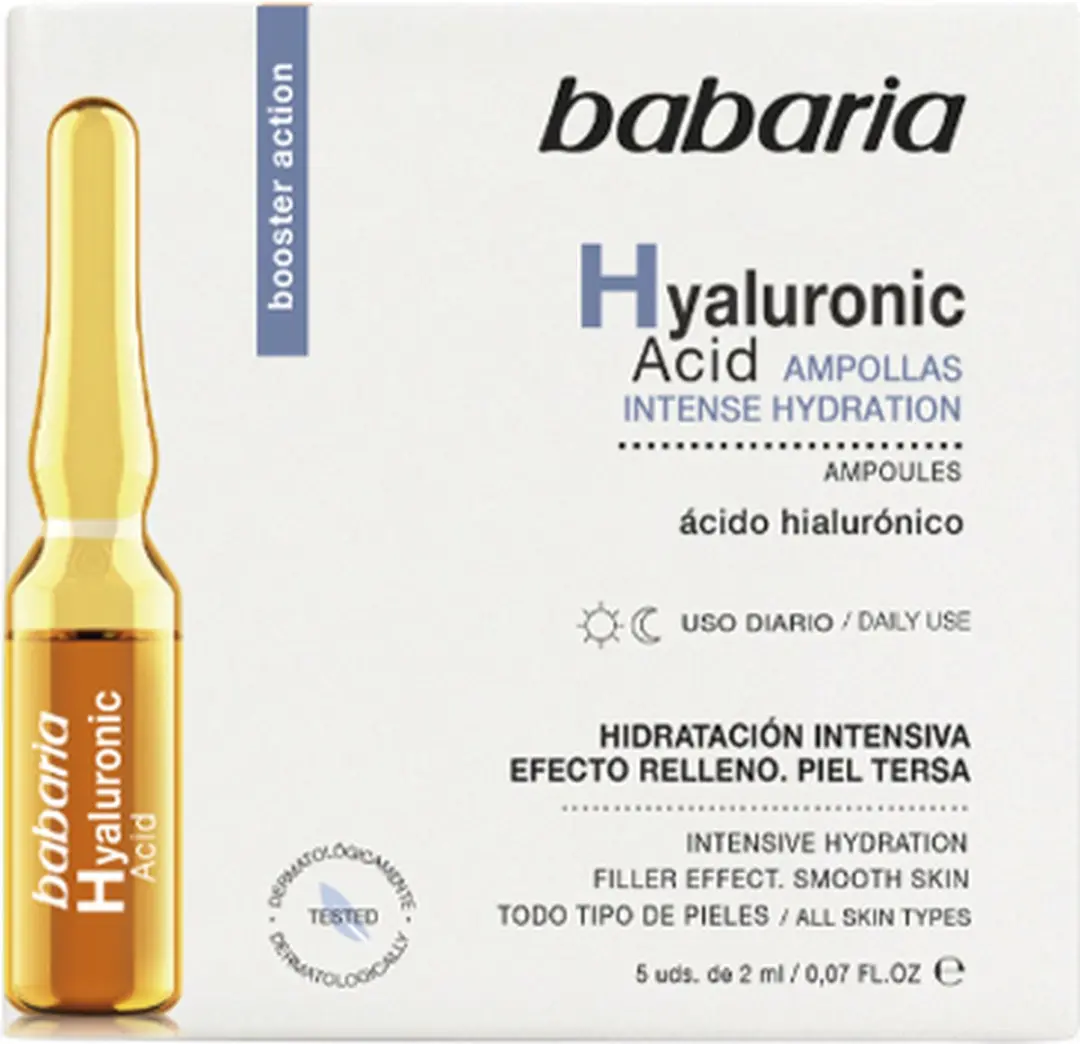 Babaria Hyaluronzuur Ampullen 10ml - 5 Stuks