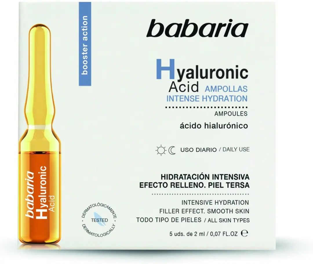 Babaria Hyaluronzuur Ampullen 10ml - 5 Stuks