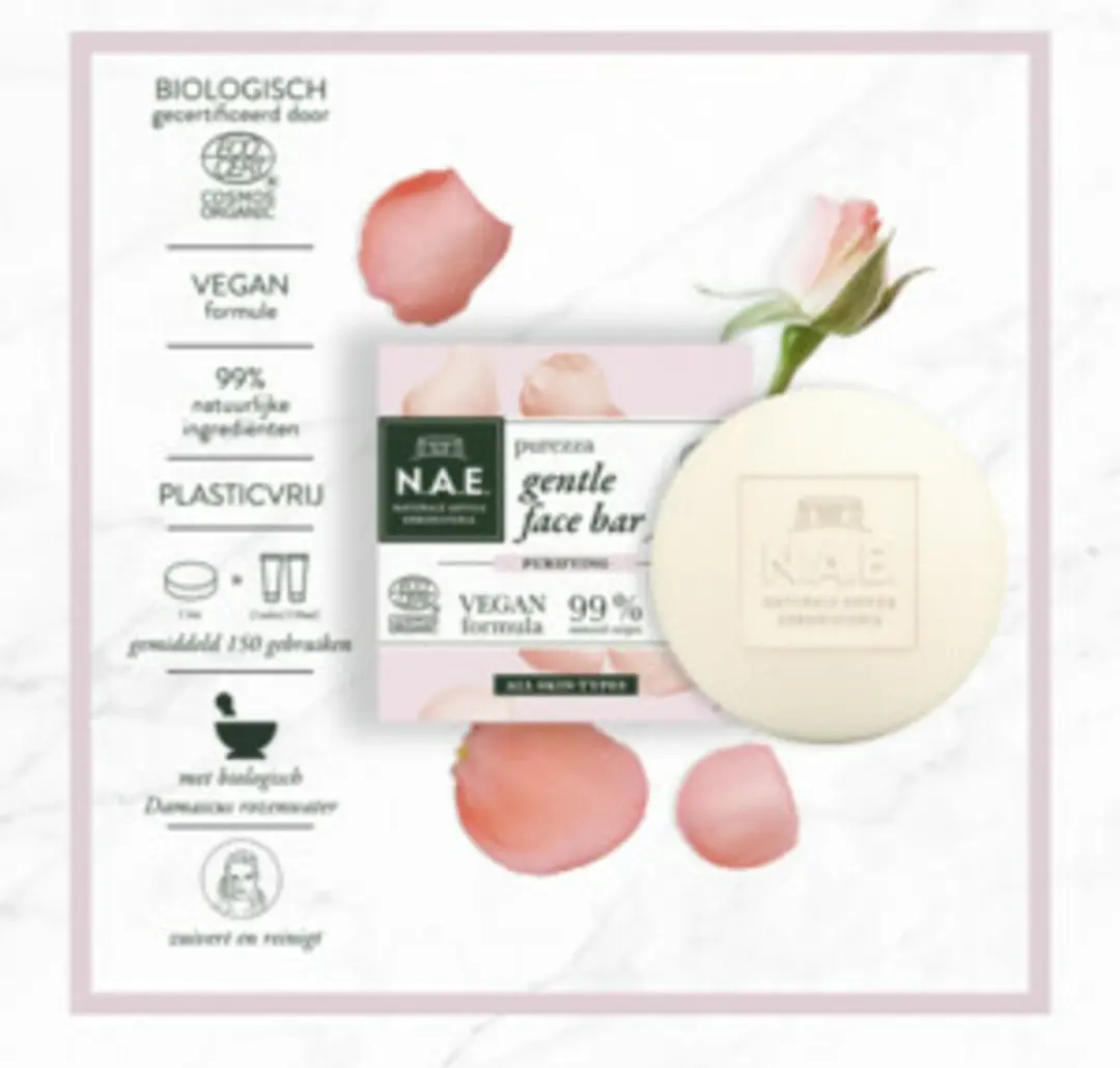 N.A.E Purezza Gentle Face Bar - 78g