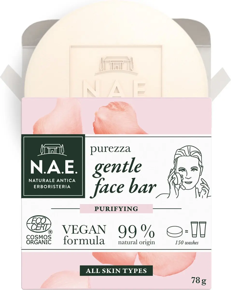N.A.E Purezza Gentle Face Bar - 78g