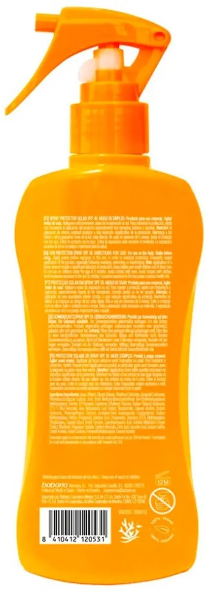Babaria Bronze Zonnebrandspray SPF30 200ml