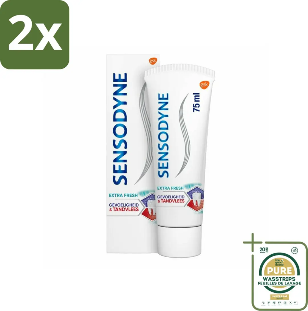 Sensodyne Tandpasta Extra Fresh Gevoeligheid & Tandvlees 150ml
