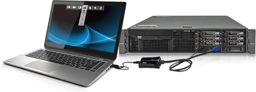 ATEN CV211 USB Console Adapter - Zwart