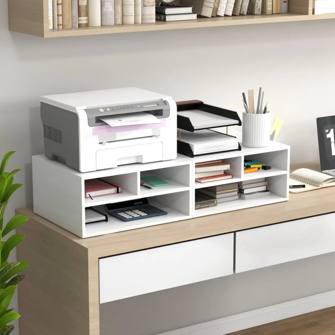 Homcom Printerkast 924-087V00WT - 47x40x22,5cm - Wit