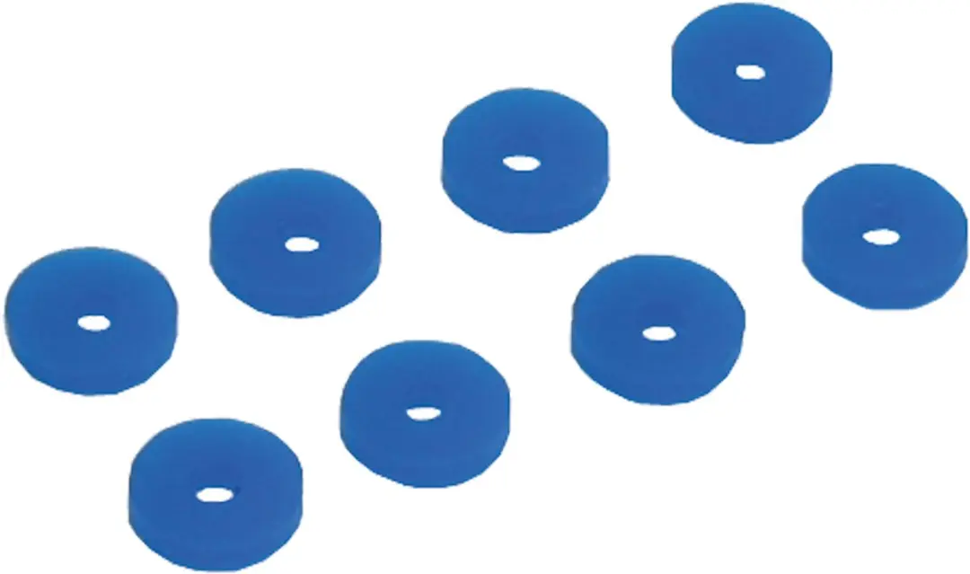 InLine Rubberen Sluitringen 00244A - 8 Stuks - Blauw