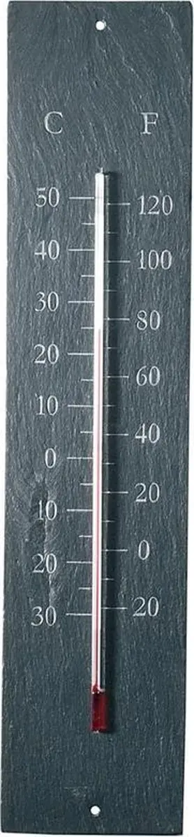 Esschert Design Thermometer Leisteen 10x1,5x45cm - Celsius/Fahrenheit - afbeelding 5 van 5