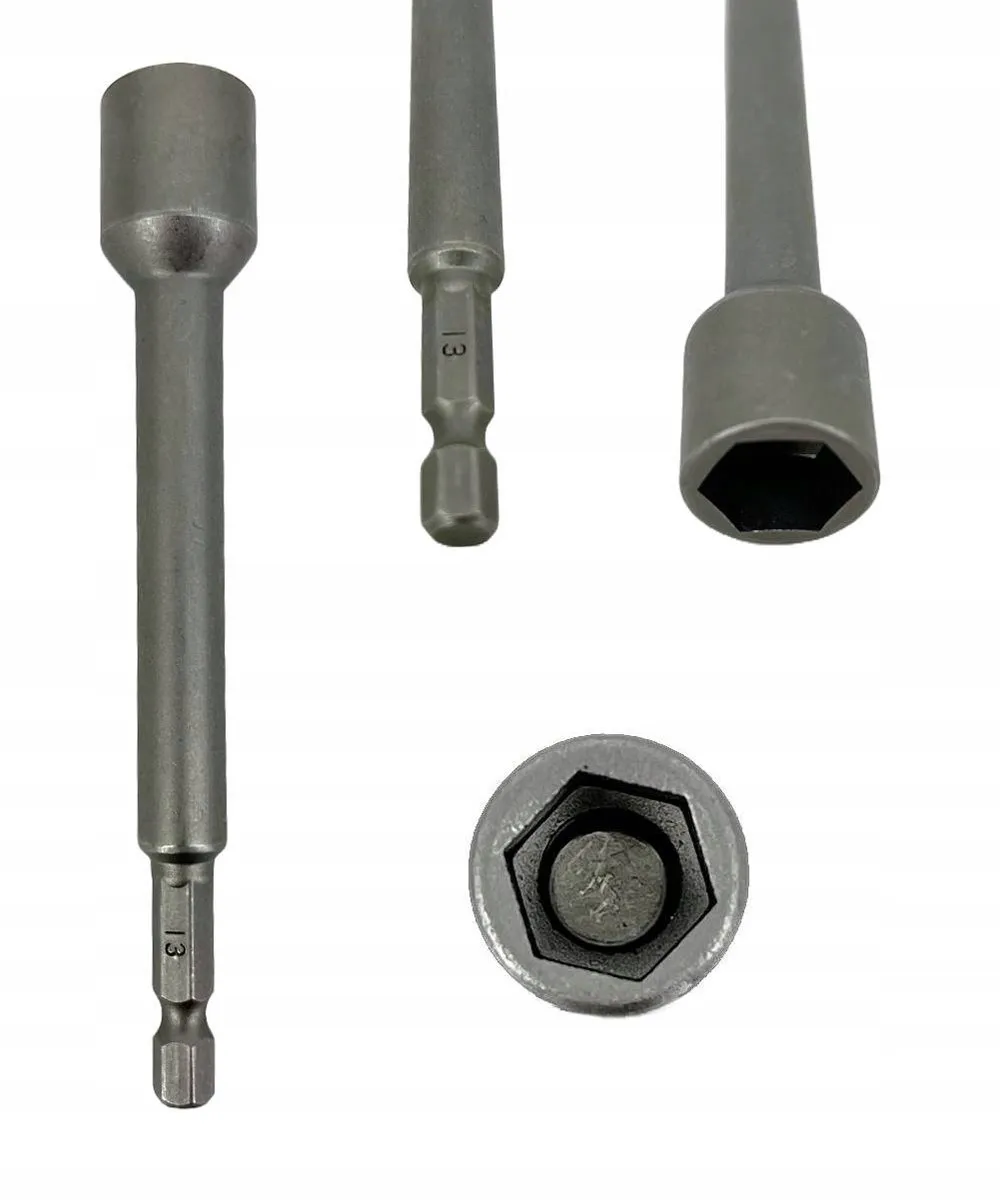 Makita Magnetische Zeskant Dop 13mm HEX 1/4" 115mm