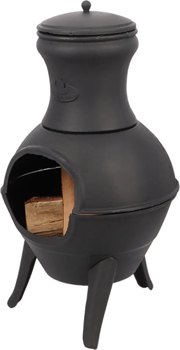 Esschert Design Tuinhaard XS Gietijzer - Zwart - afbeelding 6 van 6