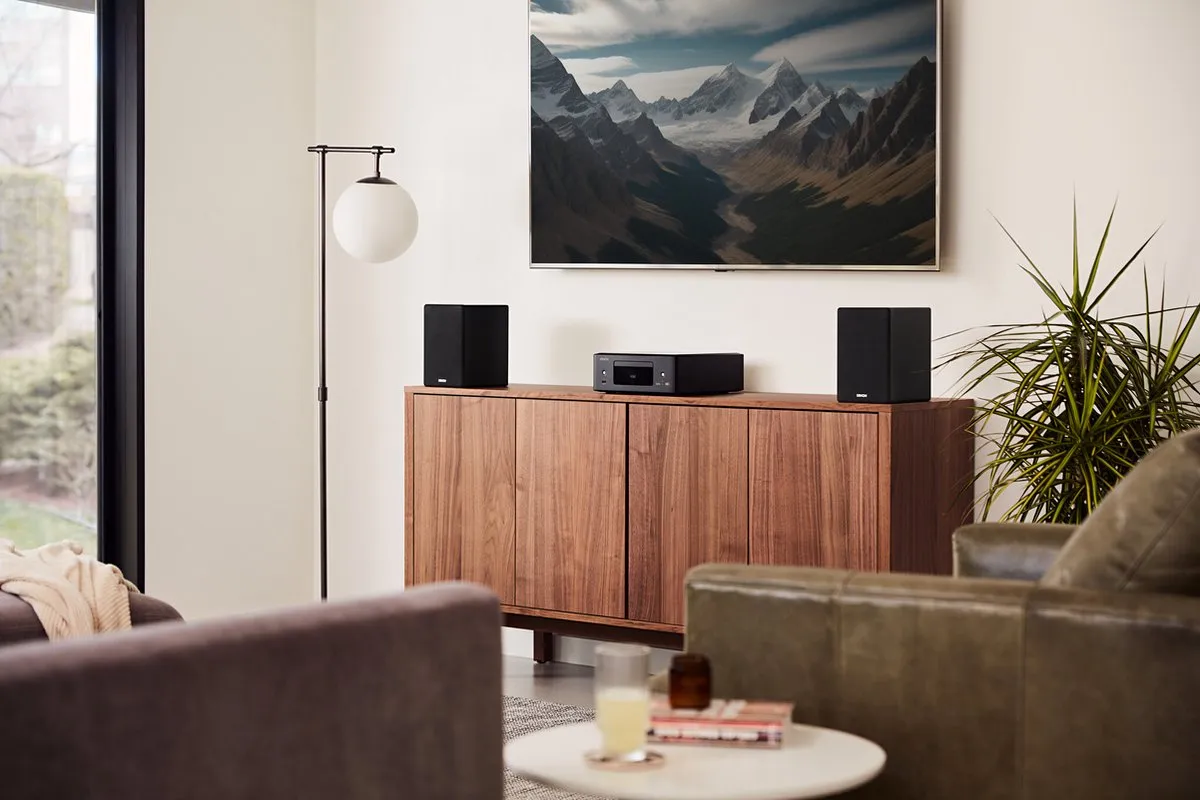 Denon CEOL N-12 DAB+ Hifisysteem - Zwart