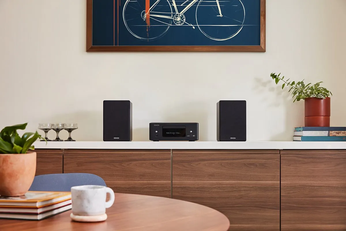 Denon CEOL N-12 DAB+ Hifisysteem - Zwart
