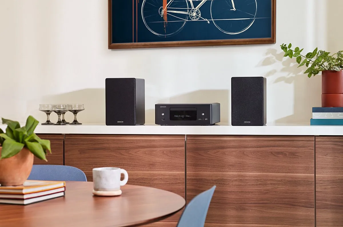Denon CEOL N-12 DAB+ Hifisysteem - Zwart