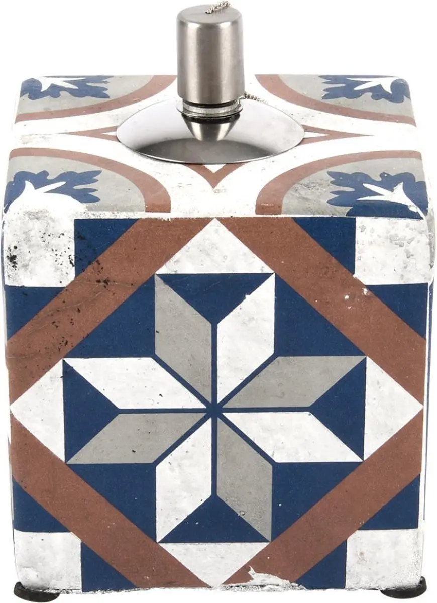 Esschert Garden Portugese Tegels Olielamp - Ø13.1cm - Divers
