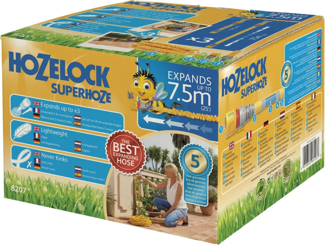 Hozelock Superhoze Uitrekbare Slang 7,5m