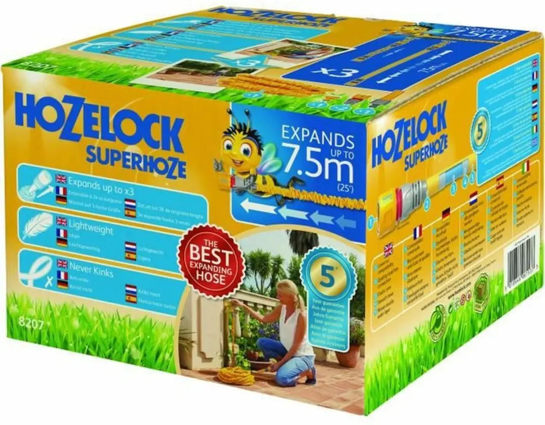 Hozelock Superhoze Uitrekbare Slang 7,5m - 15mm